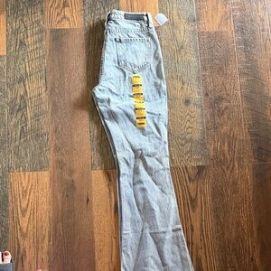 Rock & Roll Cowgirl Light Gray Flare Jeans